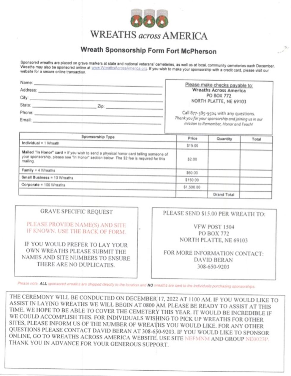 Wreaths Across America Information