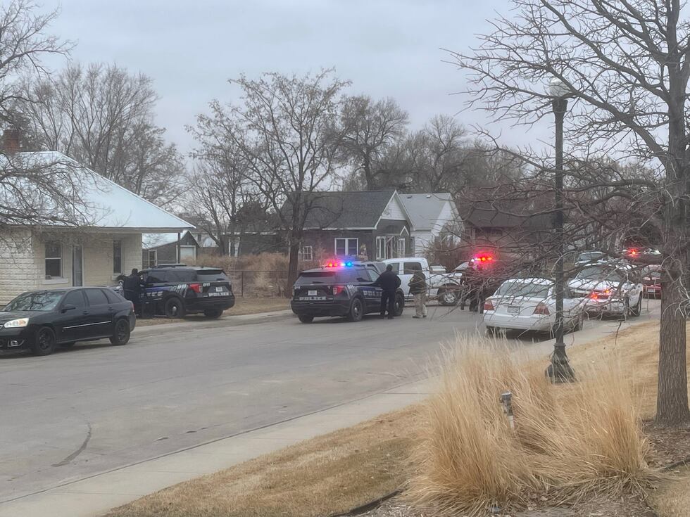 A large police presence is currently in central North Platte.