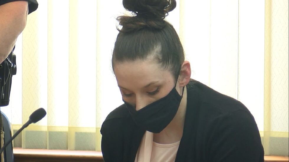 When Bailey Boswell's guilty verdicts were read, she hung her head, showing little emotion.