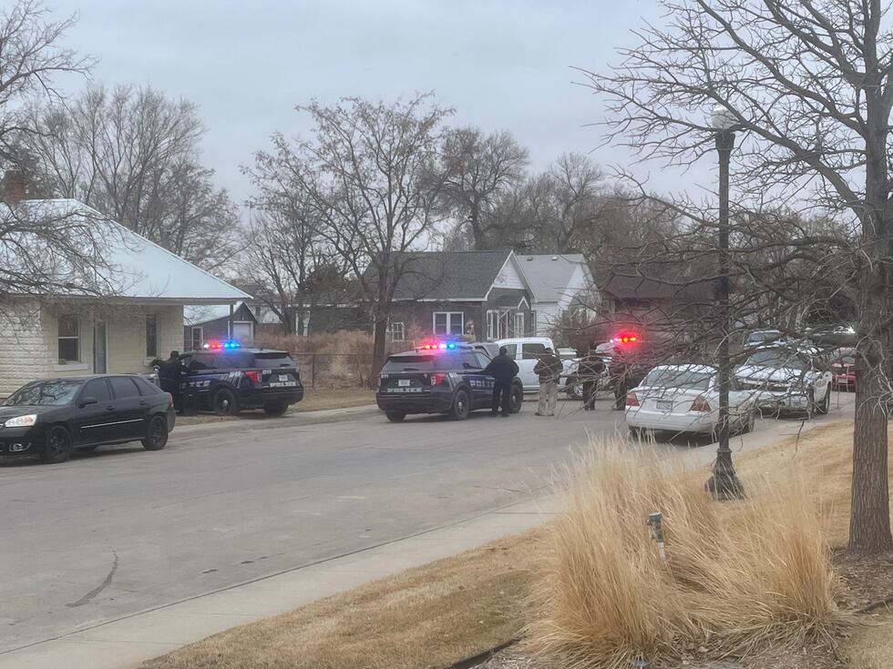 A large police presence is currently in central North Platte.
