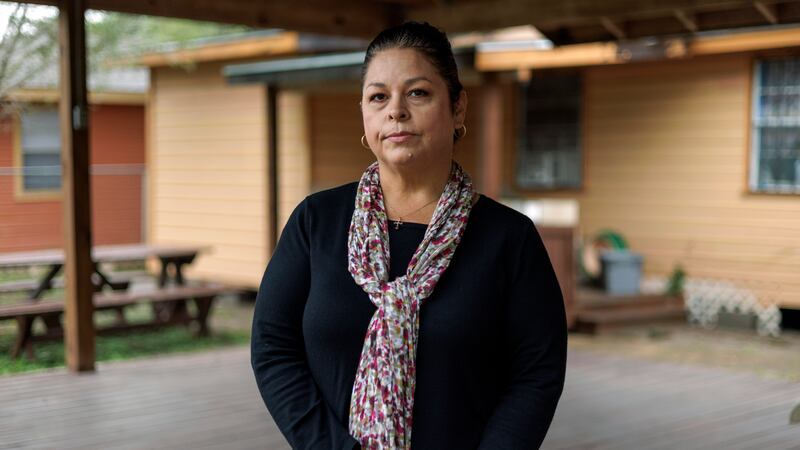 Children's Defense Fund program director Graciela Camarena poses for a photo in Pharr, Texas,...