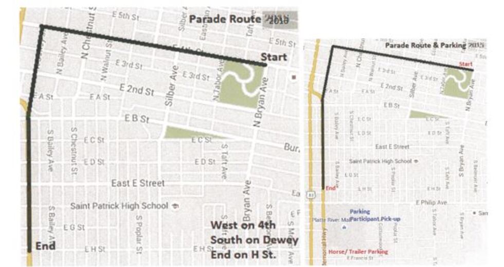 2022 NEBRASKAland Days on Parade route.