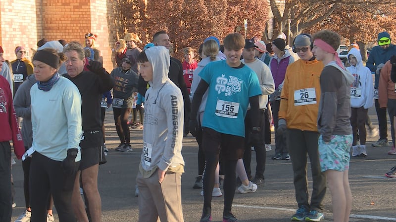 The North Platte Rec Center hosted the Turkey Trot 5k as runners made their way through the...