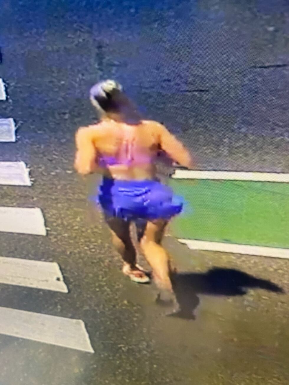 A photo of Fletcher as she was out running
