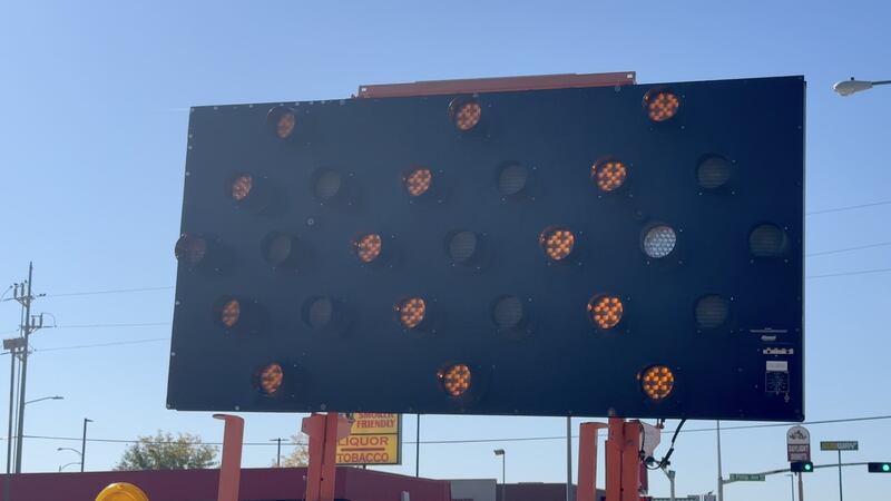 Traffic along South Jeffers Street switched lanes as part of the reconstruction project for...