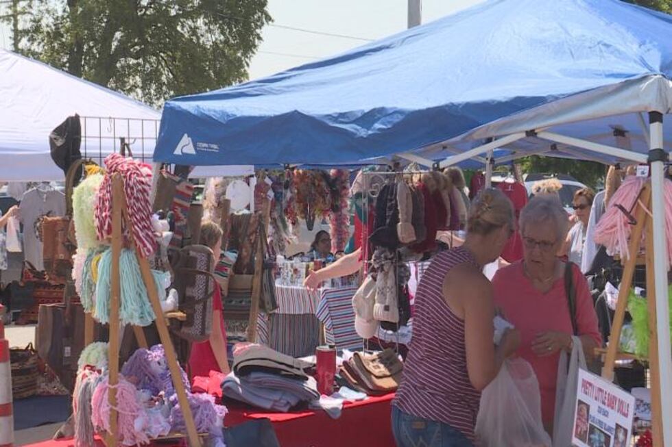 Consumers enjoying the festivities
