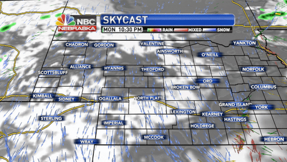 Chances for showers and isolated thunderstorms headline the forecast for Monday evening and...